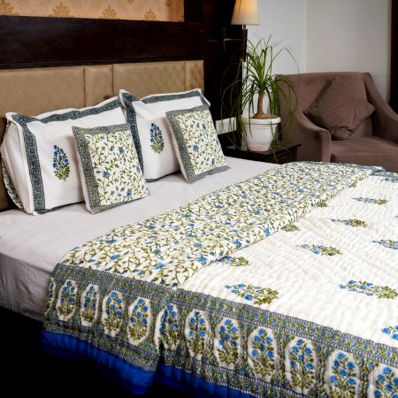 Royal Leaf Jaipuri Quilt